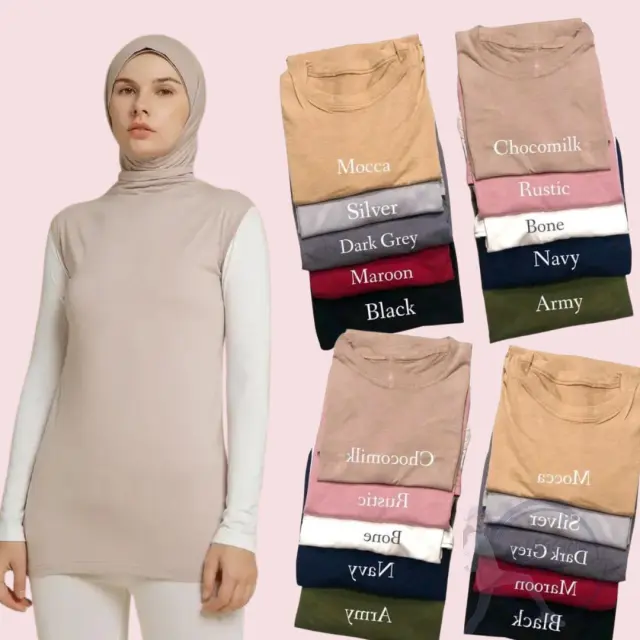 inner tanpa lengan Manset Buntung Wanita turtleneck Kerah tinggi 1