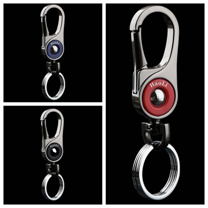 Móc khóa Carabiner, hợp kim titan và kẽm, phong cách doanh nhân, được đánh bóng, thích hợp cho chìa khóa ô tô, phong cách doanh nhânDây Chuyền Chìa Khóa Titan, Chống Vân Tay, Chống Gỉ, Thích Hợp Làm Mặt Dây Chuyền Chìa Khóa 6