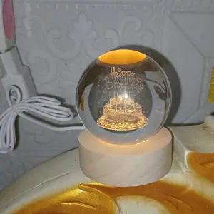 LAMPU HIAS 3D VALENTINE LED BUAT KAMAR TIDUR 3 DIMENSI PACAR COWOK COWEK NIGHT LAMP MALAM BULAN TATA SURYA BULAN LOVE BOLA KRISTAL KACA TRANSPARAN HAMPERS KADO HADIAH GIFT BOX PARCEL