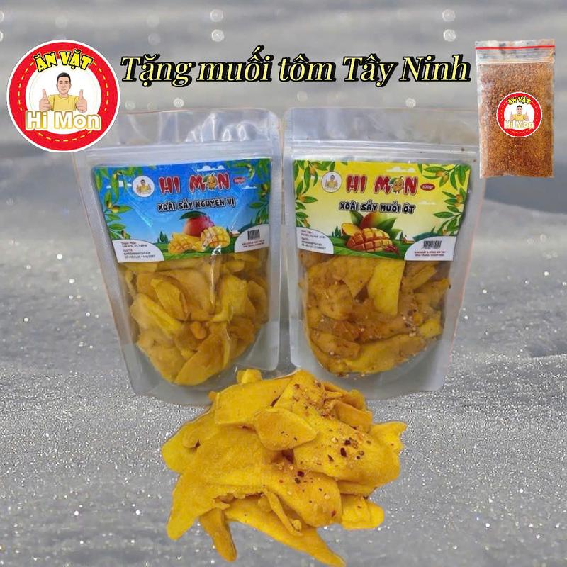  Hi Mon - Combo Xoài Sấy Dẻo B Vị Ngọt Thanh Chua Nhẹ Hương Vị Đặc Trưng  Tặng muối tôm Tây Ninh  