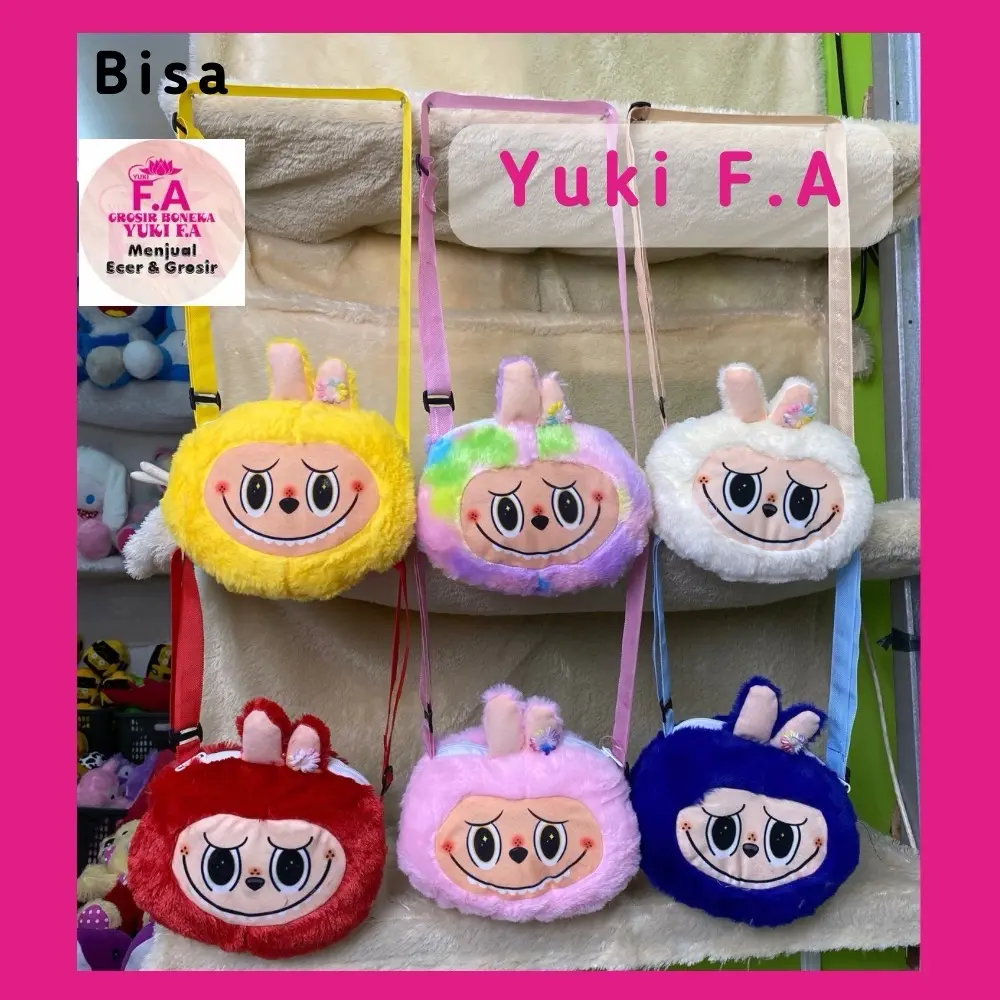 LABUBU-TAS SLEMPANG ANAK LABUBU MONSTER OF EXHITING