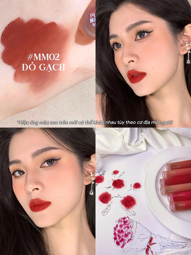 Product Introduction of PUCO Box 10 Son Kem Bơ Custard Lip Mud Túi Mù xốp, mịn, mướt không khô môi, lên màu chuẩn giúp làm đầy rãnh môi 2.5g 19
