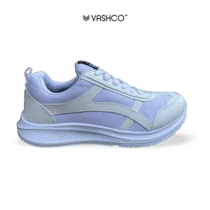 Sepatu Running Sport Pria Wanita Outdoor Full White  VASHCO ZENIX - Desain Trendy & Nyaman untuk Jalan Santai Lari sepaturunning murah