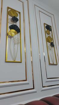 Product Review of Walldecor Berkah Set Isi 2 Hiasan Dinding Frame Metal Gold 100x26 Wall Decor Pajangan Dekorasi from R**i 0