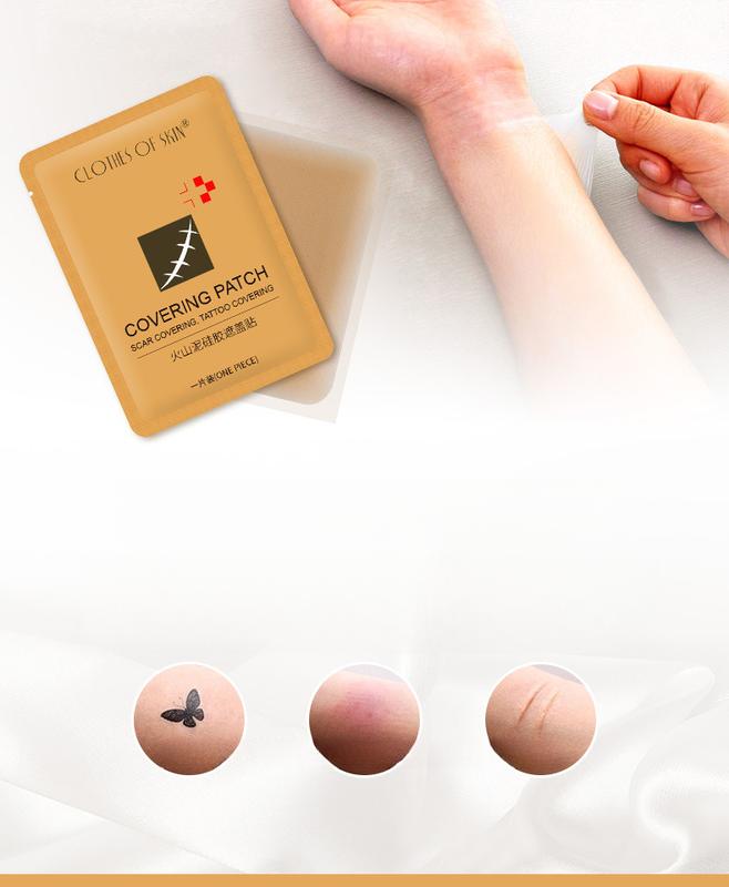 Product Introduction of Skin Invisible Concealer Sticker Tattoo Scar Sticker Covering Artifact Waterproof Flesh-colored Fake Skin Simulated Skin Beauty Cosmetics 0