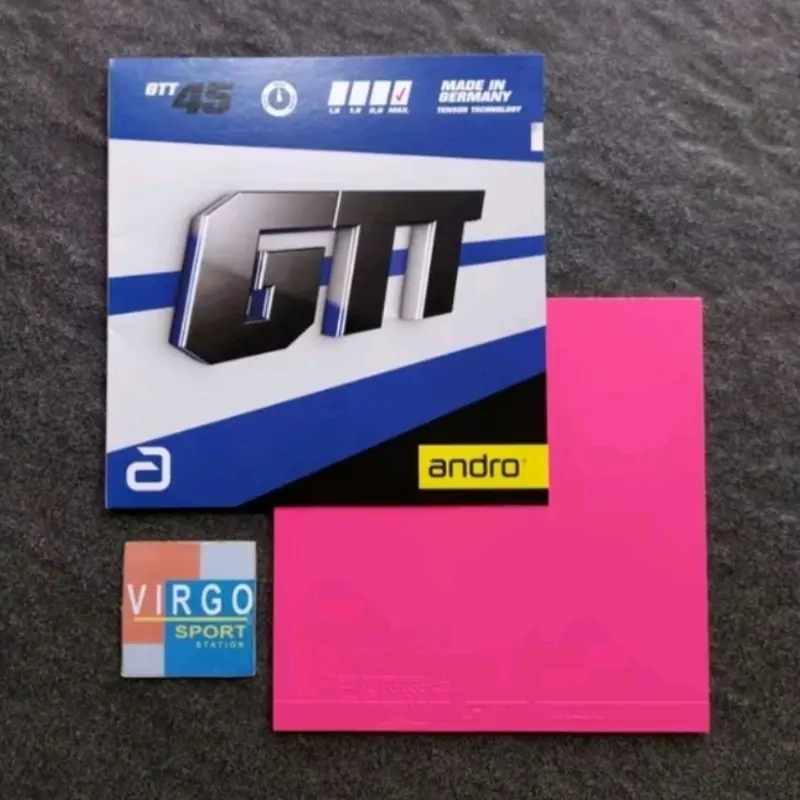Andro GTT 45 karet bat bet pingpong tenis meja 100%ORIGINAL!! 4