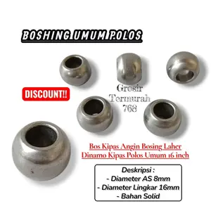 Bos Kipas Angin Bosing Laher Dinamo Kipas Polos UMUM 16 inch As 8mm
