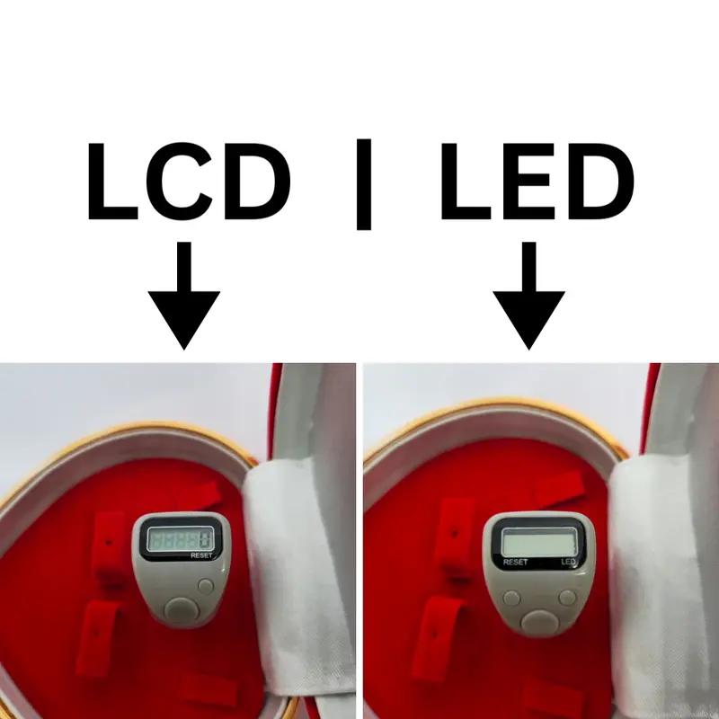 (Kemasan Kertas) Tasbih Digital LCD LED Alat Zikir Muslim Finger Counter Tasbih Digital Mini 4