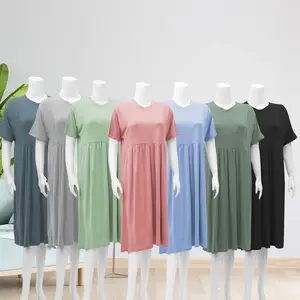 Lunaci Plain Gea Breastfeeding Dress