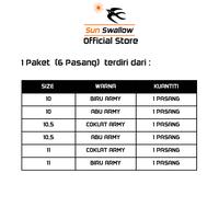 Gambar Sun Swallow Paket 6 Pasang Sandal Jepit Pria Karet Army Motif Tentara dari Sun Swallow Sandals Kota Administrasi Jakarta Utara 3 Tokopedia