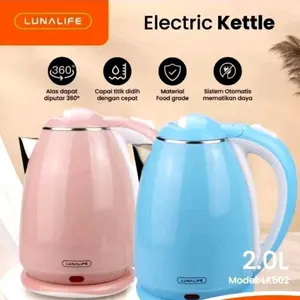 Kettle Listrik / Pemanas Air Otomatis 2 Liter OKAYAMA OK-218 / LUNALIFE LK-502
