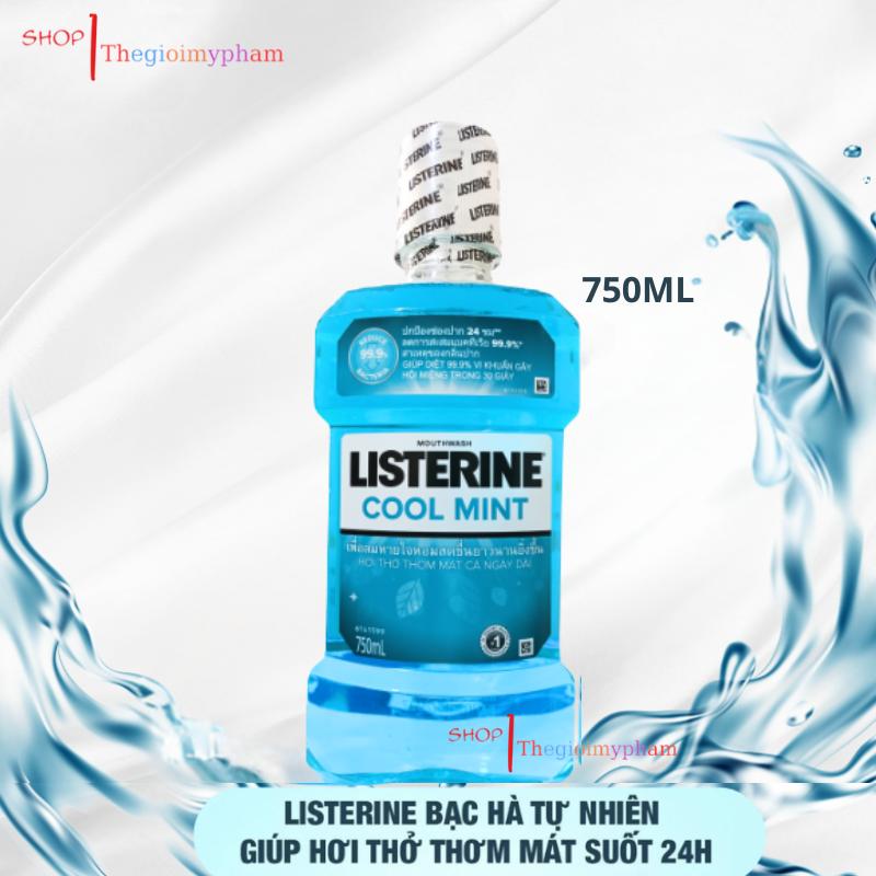 Combo 3 Chai Nước Súc Miệng Listerine Cool Mint 250ml(3x250ml) 3