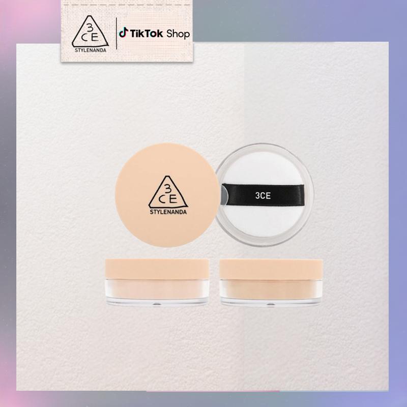 Phấn Phủ 3CE Cho Lớp Trang Điểm Tự Nhiên Bền Màu 3CE Natural Finish Loose Powder 8.5g