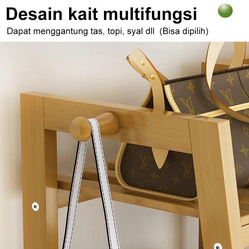 E-TIFE Rak Gantungan Baju / Rak Baju / Rak Pakaian / Gantungan Baju Berdiri / Rak Baju Celana / Rak Susun 7