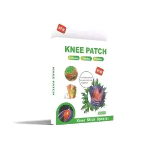 (1 box isi 10 pcs)Knee Patch Herbal Cina | Plester Lutut Pereda Nyeri Sendi, Pegal, Rematik, Encok, Osteoarthritis | Knee Stick Special isi 10 Patch