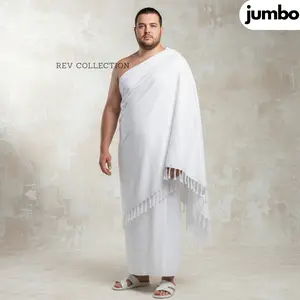 Kain Ihram Jumbo Perlengkapan Haji Dan Umroh Katun Adem