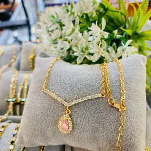 SUMBAR PERHIASAN Kalung senyawa terbaru Kecil Model Terbar Aman untuk Kulit (Beli 4 Produk Gratis 1 Cincin)