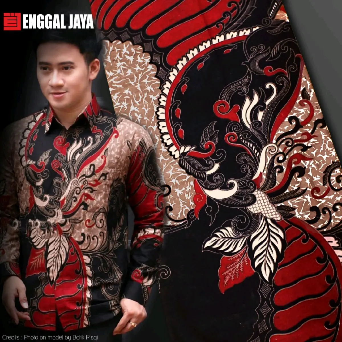 KAIN BATIK KATUNPREMIUM ASLI PEKALONGAN KAIN BATIK MOTIF Sangkuriang UKURAN 2X1 METER