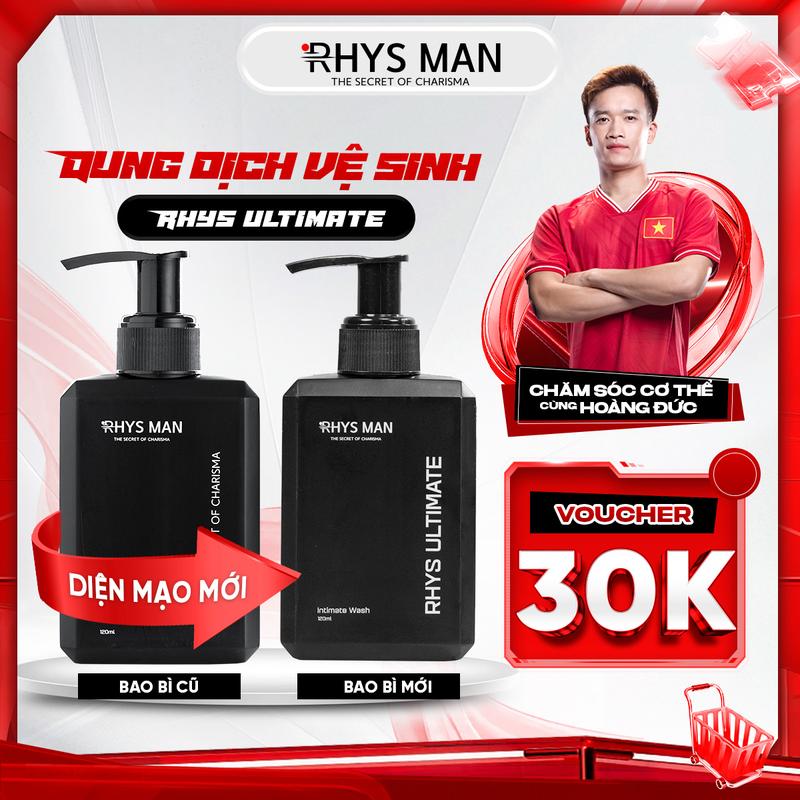 Dung dịch vệ sinh nam giới RHYS MAN 120ml Dưỡng Thể