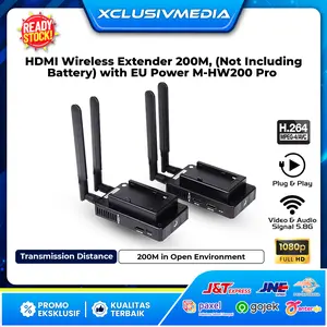 HDMI Wireless Extender 200M, (Not Including Battery) with EU Power MHW-200Pro