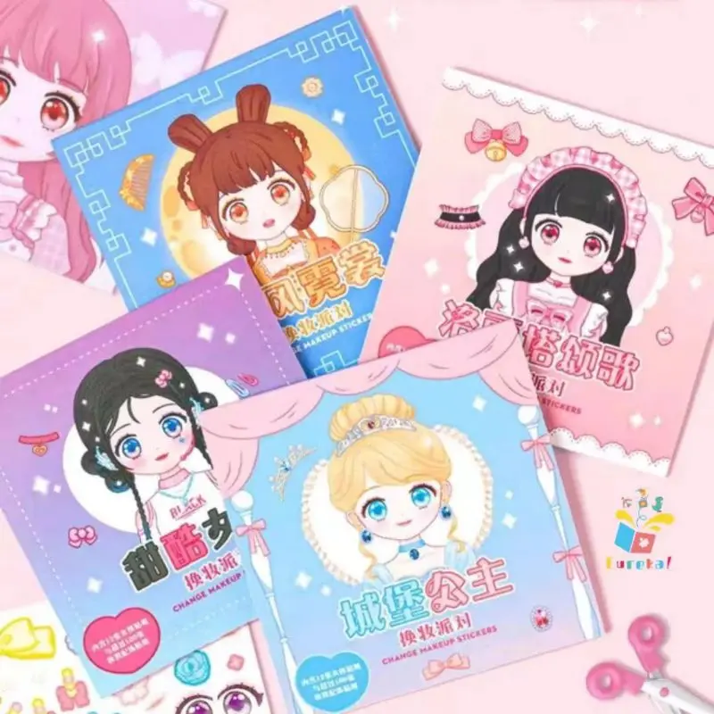 Sticker Make Up Anak untuk kreatifitas Paper Toys Perempuan 1