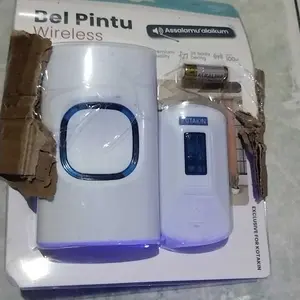 Bel Rumah Wireless Bunyi Assalamualaikum Baterai Listrik Bel Kantor Toko Jarak Jauh Anti Air Merek KOTAKIN
