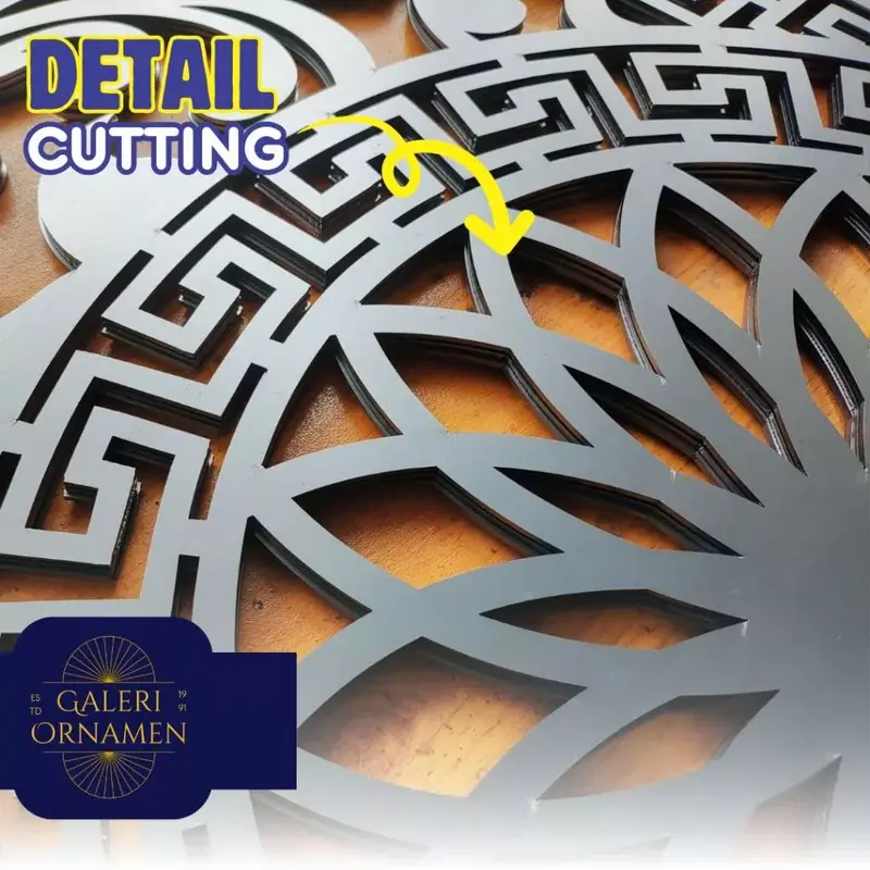 Plat Laser Cutting Ornamen Pagar 80 X 120 cm Ready Stock Tebal 1.2 mm, 1.5 mm, 2.0 mm 2