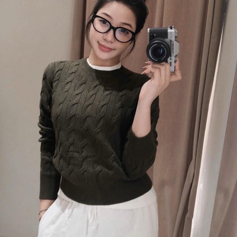   DEAL MỞ BÁN  Áo len THÊU NGỰA L1 Dày dặn QChau 