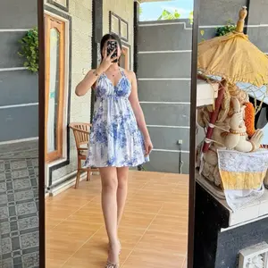 Dahlia dres rayon motif premium