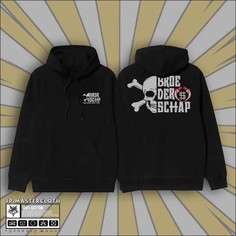 Kaos Broeder Schap Tengkorak Plastisol Ink 2