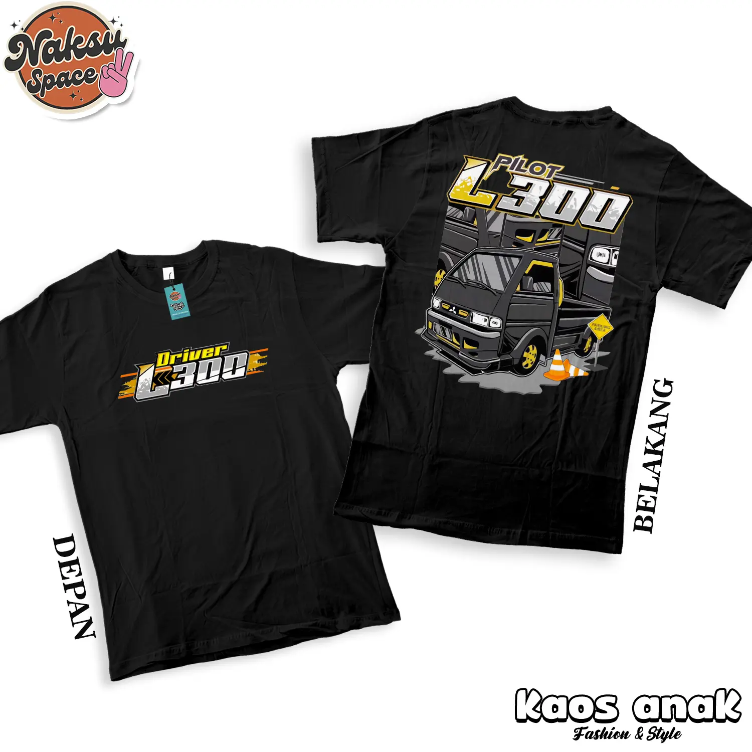 KAOS ANAK PILOT L300 BAJU DRIVER L300 TRUK CANTER MANIA BAJU ANAK LAKI LAKI
