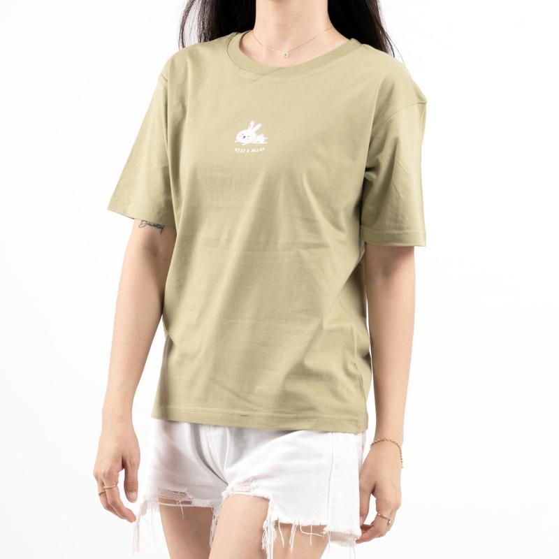 Jo & Co - T-Shirt Wanita - Olive Green #091 1
