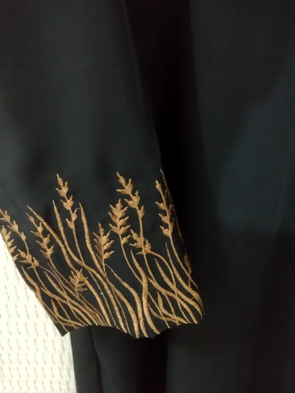 Gamis Abaya turki remaja Lebaran 2025 bordir terbaru 2