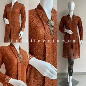Kebaya Tunik Kartini Brukat / Kebaya Modern / Kebaya Tunik / Kebaya Retseleting Depan Busui Kondangan Pesta