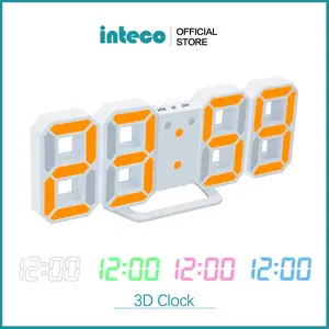 Jam Dinding Digital 3D Clock LED Meja Rovistar