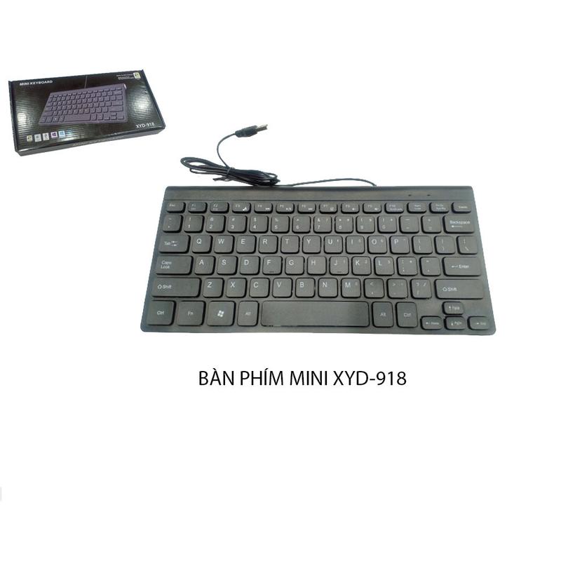 Bàn phím mini XYD-918 / K1000 có dây cổng USB-Bàn phím máy tính siêu mỏng gọn…