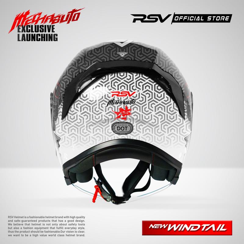 Helm RSV New Windtail Mechabuto Half Face - Limited Series & Exclusive Launching 2
