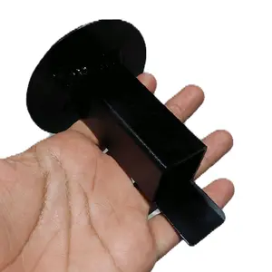 corong cetakan briket type 12 ukuran 2,5 cm bahan holo besi hitam 2mm