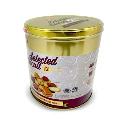 Monde Selection Biscuit Gold Assorted Kaleng 800 gram 1