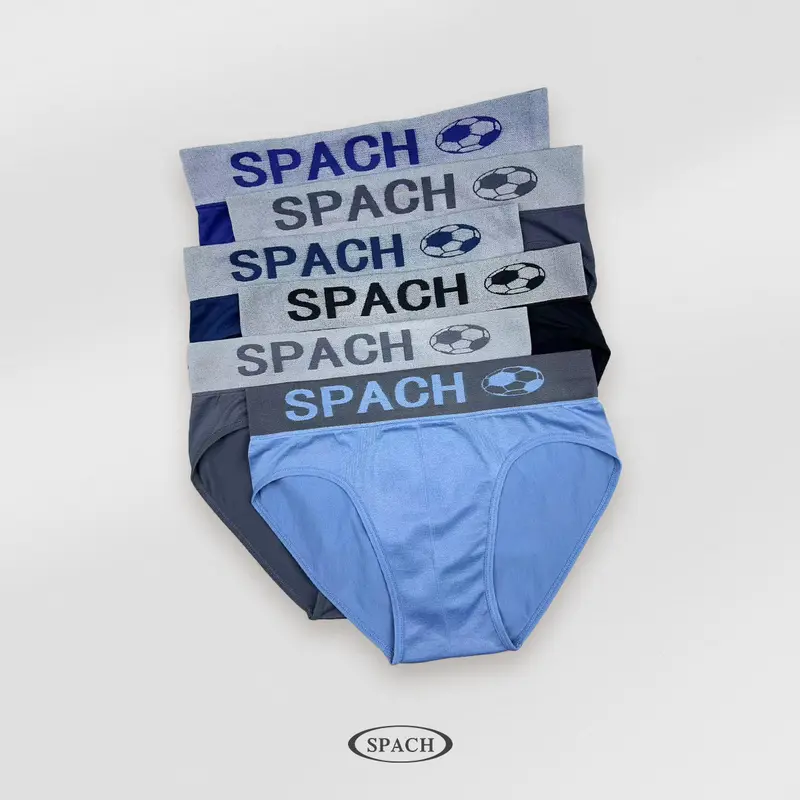 [ISI 3 PCS] T001- Spach - Celana Dalam Boxer Pria Seemless | Celana Dalam Pria L - XXL | Elastis, Nyaman, Lembut 3