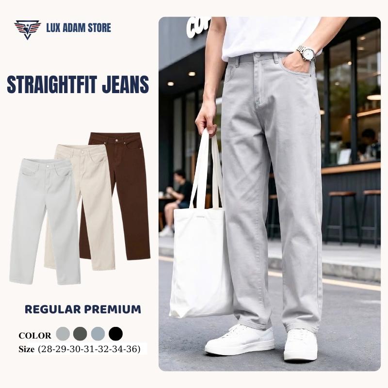 Quần jean nam ống suông đứng , chất jean cao cấp , phom Straight thoải mái , dễ…