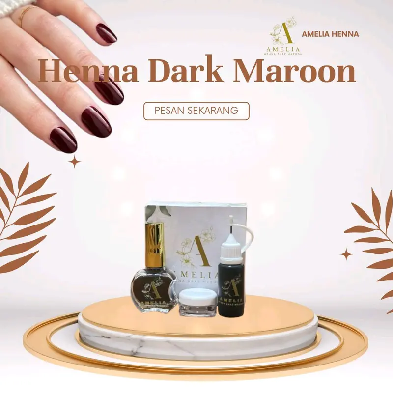 NAIL HENNA DARK MARON AMELIA 2