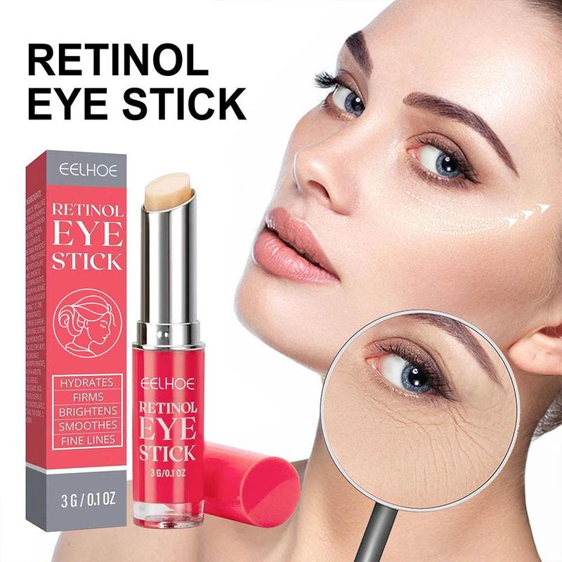 Product Introduction of EELHOE Krim Mata Retinol Stick 3g Perawatan Mata Melembabkan dan Melembabkan Mengencangkan Kulit Menghaluskan Garis Mata Mencerahkan Lingkaran Hitam dan Kantung Mata 19