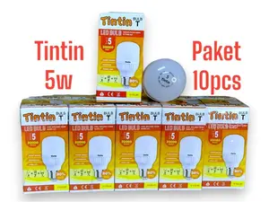 Lampu tintin 5 watt paket 10pcs - lampu led tipe 5 isi 10 pcs - lampu tintin