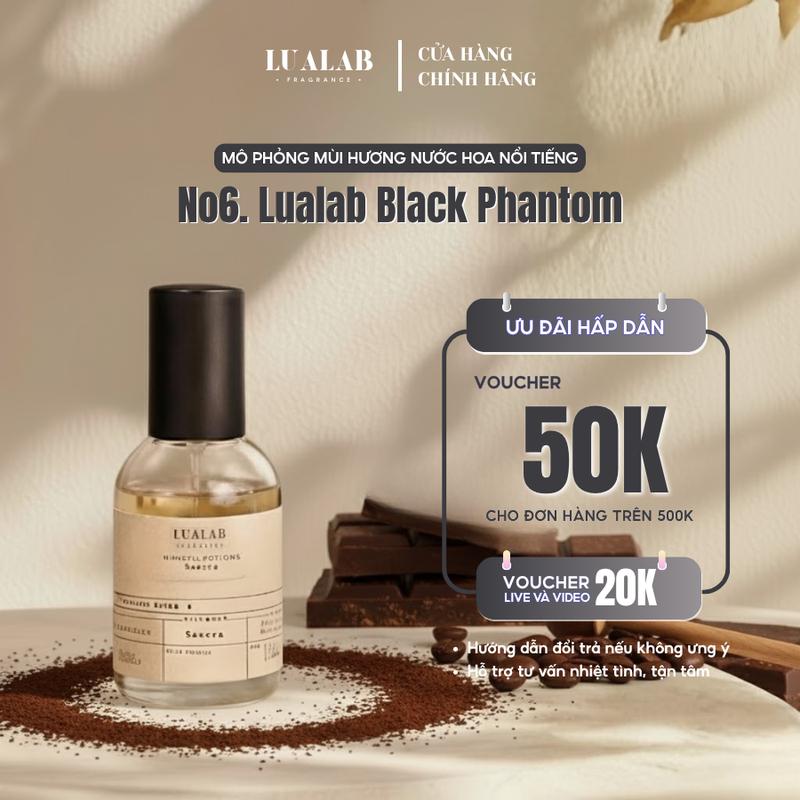 Nước hoa nam Lualab Black Phantom 30ml phong cách Sang trọng Quyến rũ Sexy NO.6