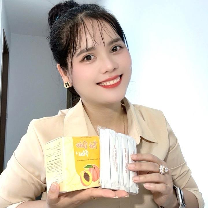 Không Tặng Đường . Trà Đào Plus Trà Vị Đào 15 Gói