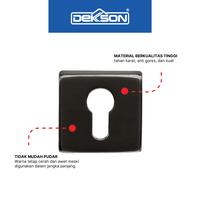 Gambar DEKKSON Cylinder Escutcheon Penutup Silinder ESCN SQ01 - Satin Stainless Steel dari Dekkson Official Shop Kota Administrasi Jakarta Barat 4 Tokopedia