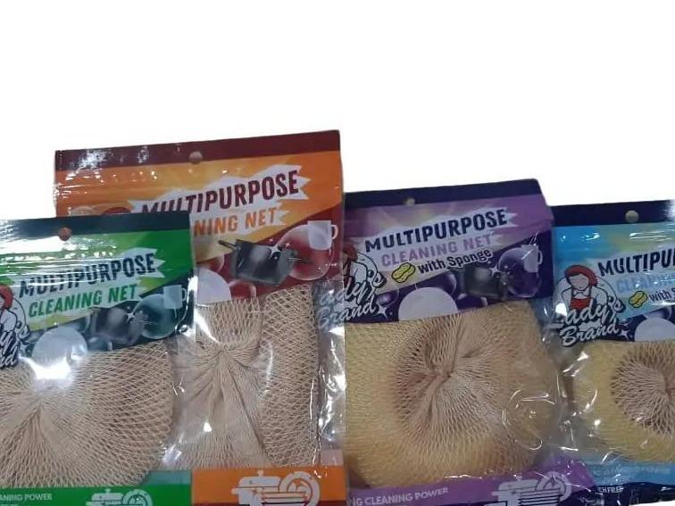 1pcs Multiple Cleaner Cleaning Round Fish Net Pad Dish Washing Net Jala ...