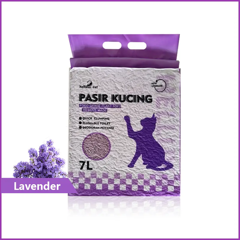 [live]COD Pasir Kucing Tofu Pasir Gumpal Kucing - Odor Control Multicolor untuk Anjing dan Kucing