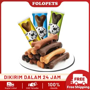 FOLOPETS SNACK PEMBERSIH GIGI UNTUK ANJING 15/25 Gram